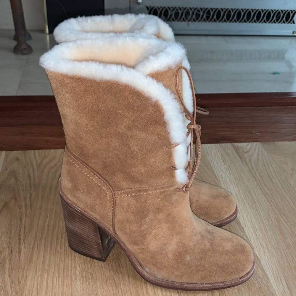 stylish, comfy and warm! like new- only worn a couple times.
